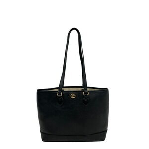 Gucci Double GG Tote Bag shoulder laptops Black